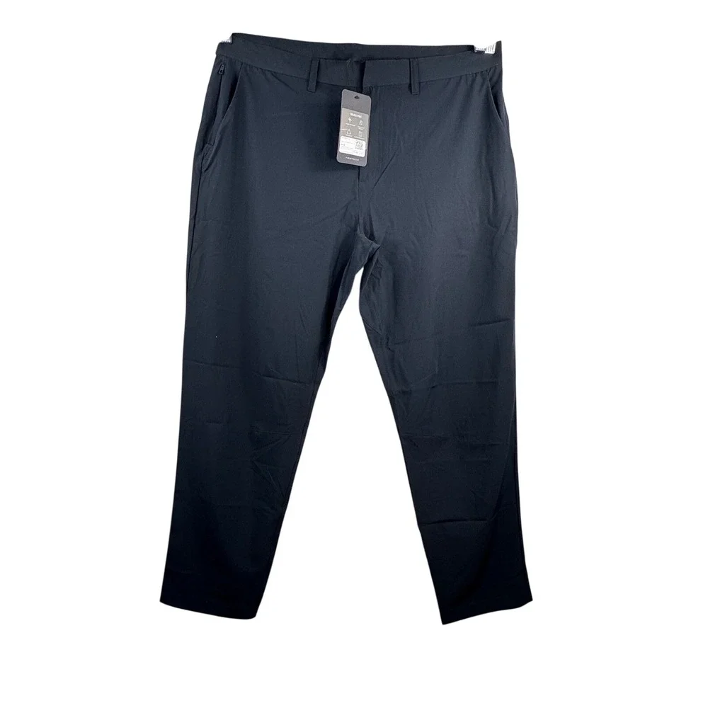 Fabletics The Only Pant sz XL‎ Black Water Resistant athleisure work